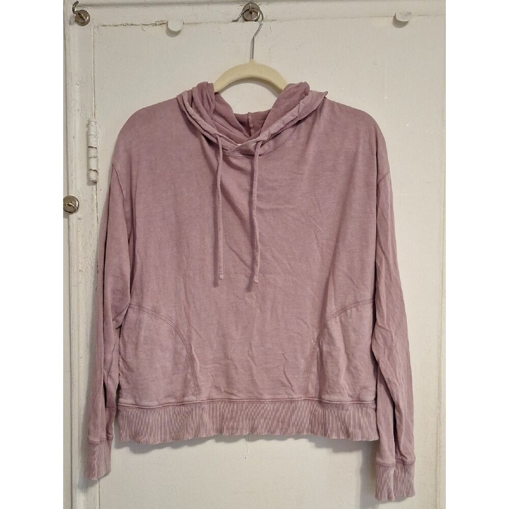 Gap Loungewear Mauve Hooded Pullover Sweatshirt